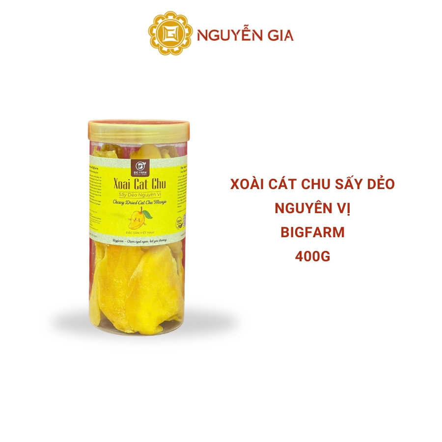 Xoài Cát Chu Sấy Dẻo Nguyên Vị/Muối ớt 100g / 250g / 400g Bigfarm