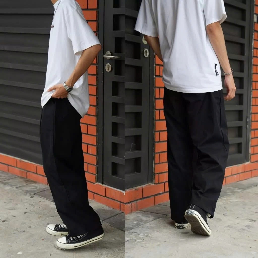 Quần Dài Kaki MARCUS Cạp Chun Form Baggy Vải Mềm Mịn Co Dãn Thoải Mái QBK02 | BigBuy360 - bigbuy360.vn