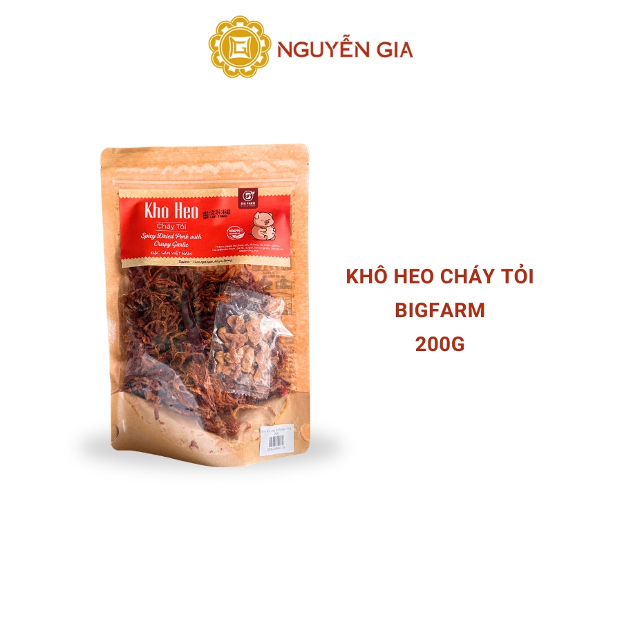 Khô Heo Cháy Tỏi Bigfarm 200g NGDAV001