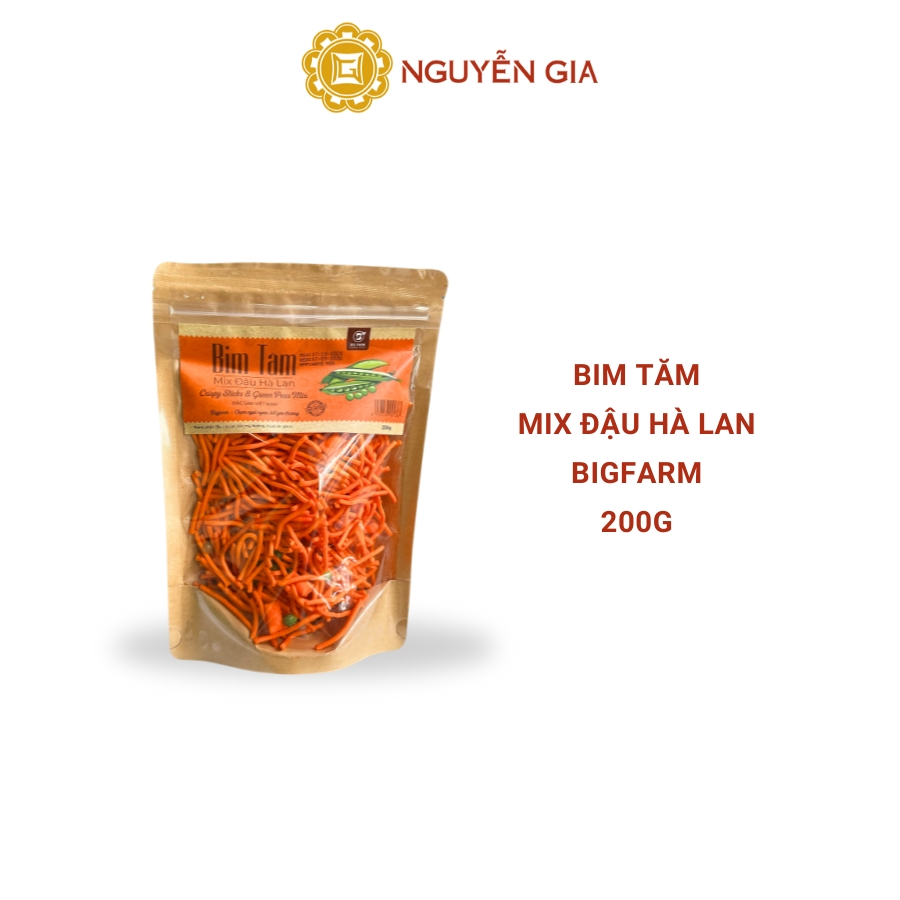 Bim Tăm Mix Đậu Hà Lan Bigfarm 200g / 350g NGDAV024