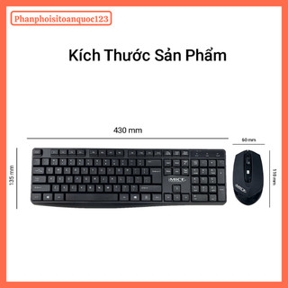 Combo Phím Chuột Không Dây iMICE AN100 – Thiết Kế Tiện Lợi Phù Hợp Sử Dụng Cho Máy Tính, Laptop