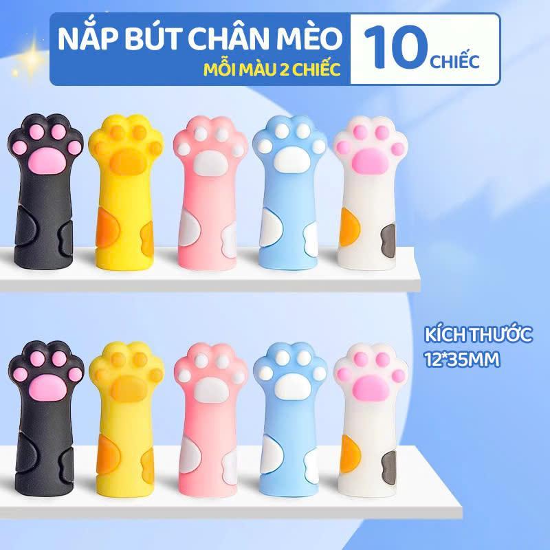Bọc Bảo Vệ Đầu Kìm Silicon Họa Tiết Chân Mèo Dễ Thương, Bọc Bảo Vệ Kềm Chuyên Dụng Cho Thợ Làm Nail