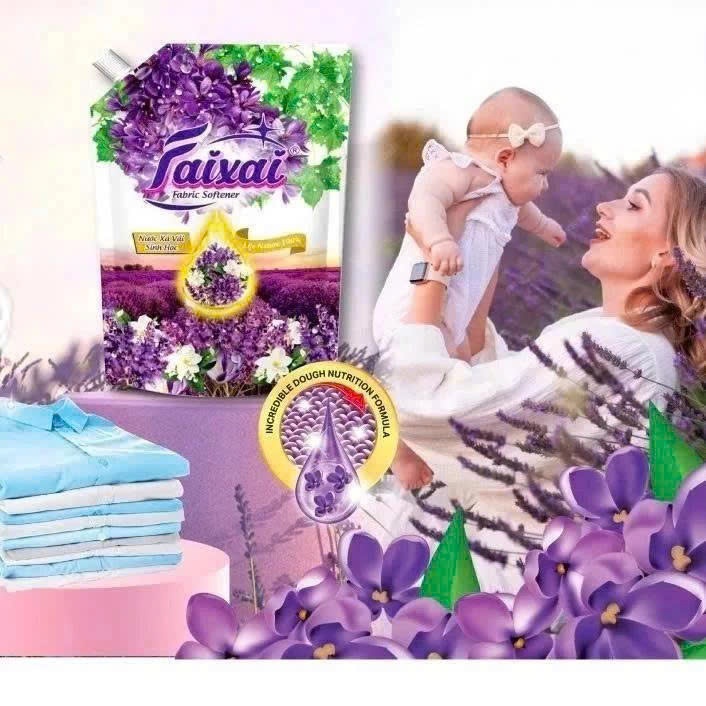 Nước Xả Vải Sinh Học FAIXAI 1.6L Hương Lavender/ Ban Mai Xanh - Mềm Mại Tự Nhiên, Hương Thơm Dài Lâu