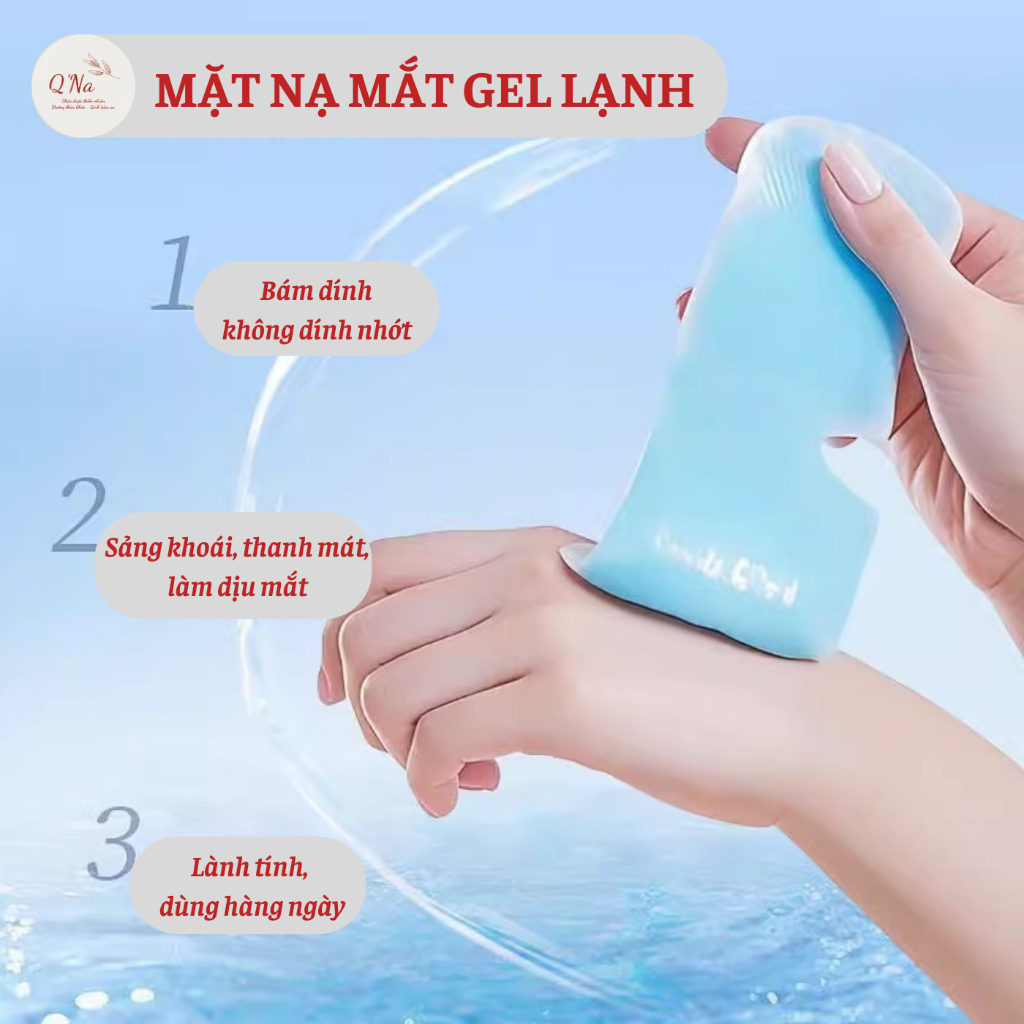 Giảm bọng mắt, giảm quầng thâm quanh mắt, thư giãn mắt... combo 10 mặt nạ mắt gel lạnh