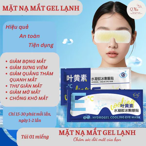 Giảm bọng mắt, giảm quầng thâm quanh mắt, thư giãn mắt... combo 10 mặt nạ mắt gel lạnh