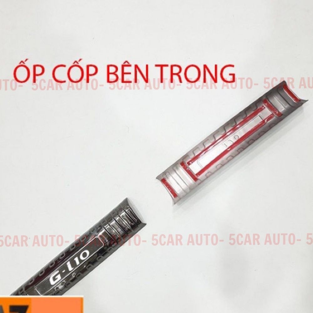 Ốp Chống Trầy Cốp Trong, Ngoài Xe Hyundai I10 Hatback 2021-2025 Vân TITAN Cao Cấp