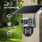Camera IP 4G 12MP 6K ba ống kính ba màn hình zoom quang học 10x V380Pro IP66 PIR phát hiện người camera quan sát an ninh — ảnh 4