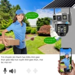 Camera IP 4G 12MP 6K ba ống kính ba màn hình zoom quang học 10x V380Pro IP66 PIR phát hiện người camera quan sát an ninh — ảnh 6