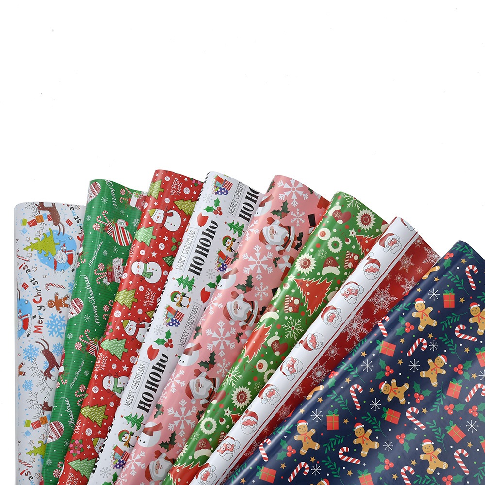 Giấy gói quà noel ,giấy xịn kraft vintage, trang trí giáng sinh quà tặng