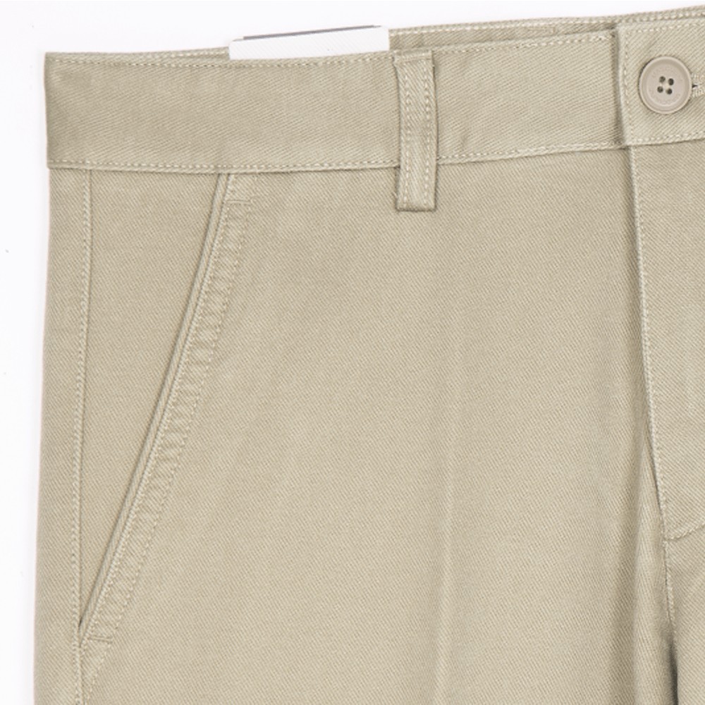 Quần kaki nam không ly MASCULINE K500 – Regular Fit trung niên, Cotton mát, Co giãn thoải mái