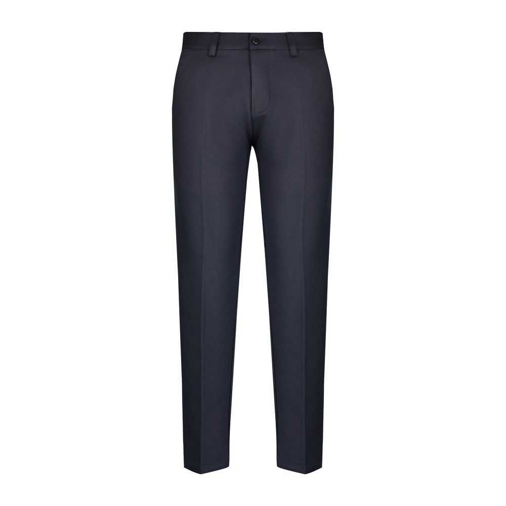 Quần kaki nam không ly MASCULINE K500 – Regular Fit trung niên, Cotton mát, Co giãn thoải mái