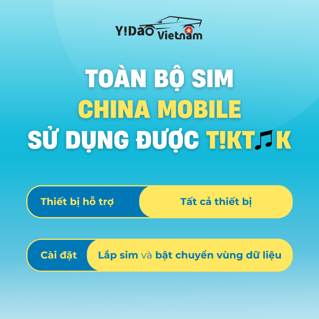 SIM Trung Quốc 4G China Mobile Data Không Giới Hạn, SIM Du Lịch Trung Quốc Dùng Được Ứng Dụng TT