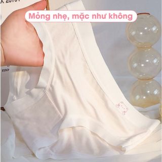 Combo 5 Quần Lót Nữ Viền Su Lụa Mềm Mại, Set 5 Quần Chip Nữ Đáy May Kháng Khuẩn AMYBRA L1164