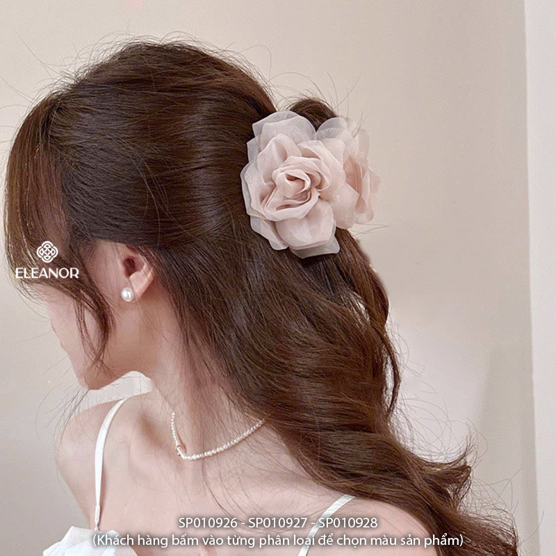 Kẹp tóc nữ càng cua Eleanor Accessories thiết kế hình hoa lớn phụ kiện tóc kẹp tóc 10926