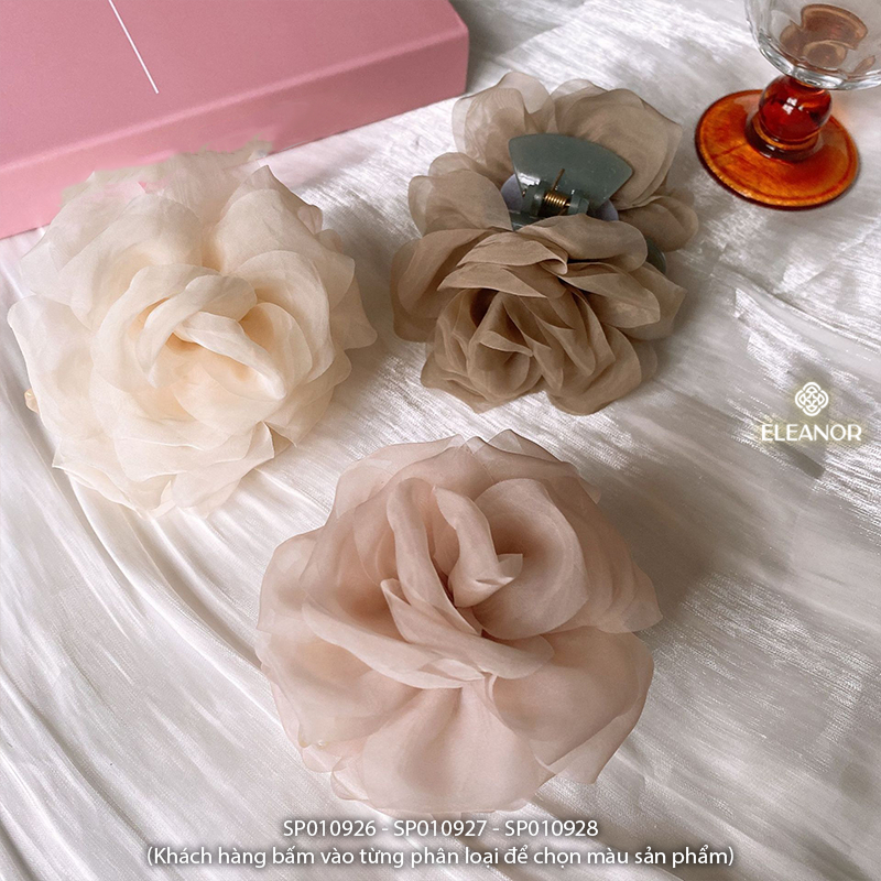 Kẹp tóc nữ càng cua Eleanor Accessories thiết kế hình hoa lớn phụ kiện tóc kẹp tóc 10926