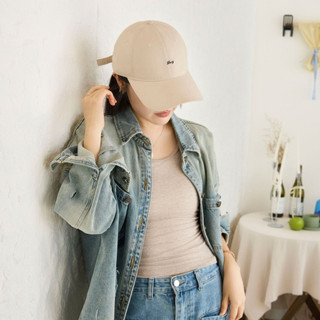 Mũ lưỡi trai nam nữ HAZIN thêu chữ Lucy form mềm, vải kaki cao cấp phong cách basic