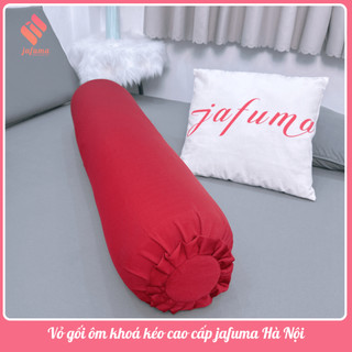 Vỏ gối ôm khoá kéo Thun Lạnh Ý, vỏ gối ôm Dây Kéo 35x100cm cao cấp mát không xù vải |JAFUMA|