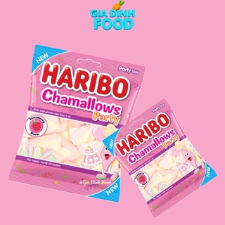 Kẹo Marshmallow Dẻo Xốp Haribo Party - Pink & White 80g/150g