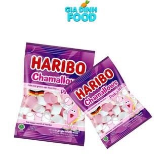 Kẹo Marshmallow Dẻo Xốp Haribo Party - Pink & White 80g/150g