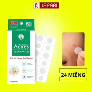 Miếng Dán Mụn Acnes Clear Patch 24 Miếng - Miếng Dán Mụn Giảm Sưng Viêm, Ngừa Thâm Chống Nước-Japari