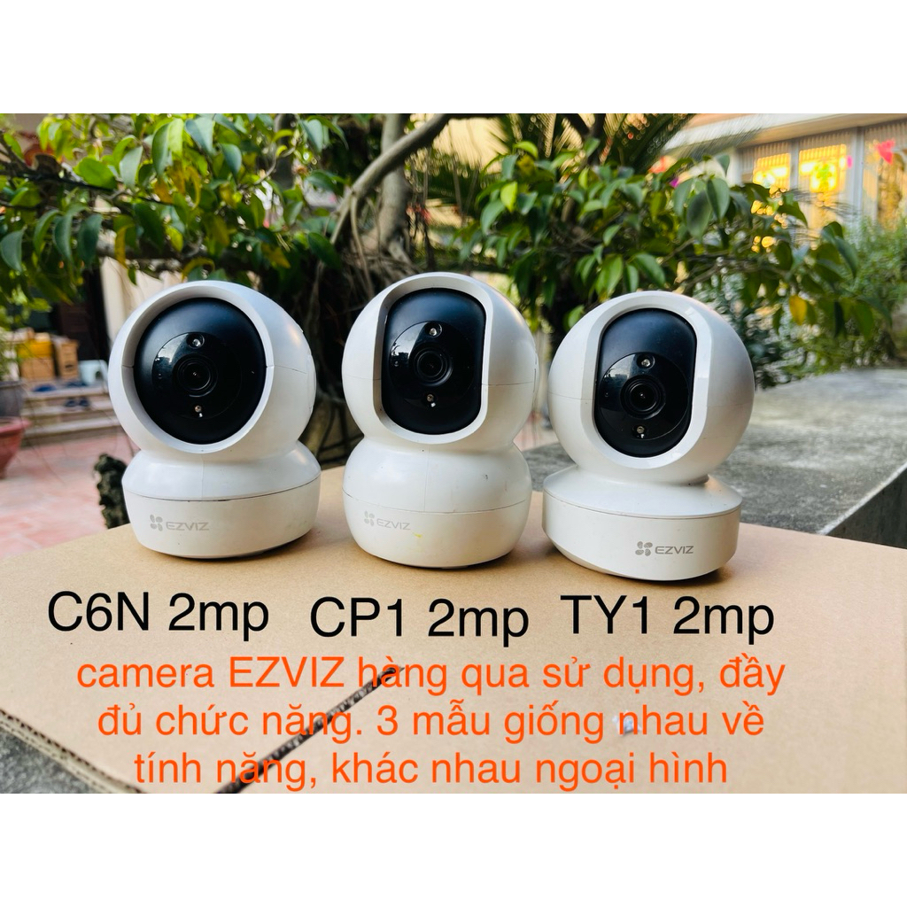Camera wifi EZVIZ C6N 2mp, hàng lướt, đã qua sử dụng, hình thức còn mới trắng và đầy đủ chức năng | BigBuy360 - bigbuy360.vn