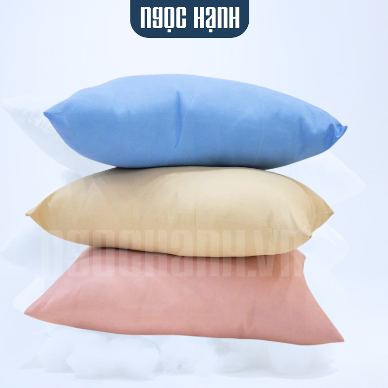 Gối Công Thái Học Lông Vũ Cao Cấp hỗ trỡ đau cổ vai gáy, đình hình cổ vai gáy - Ngọc Hạnh Bedding