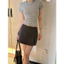 Chân Váy Ngắn Xẻ Trước Ulzzang – Tôn Dáng, Co Giãn Nhẹ, Size XS–4XL