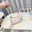 Túi cầm tay mini họa tiết thỏ xinh ngộ nghĩnh kèm charm gấu xinh xỉu cho bé gái- ST276