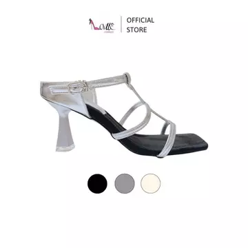 LOVIIECORNER - GUỐC NỮ THỜI TRANG MŨI VUÔNG QUAI NGANG THANH LỊCH - GUỐC NỮ GÓT LOE CAO 7CM - D250920 - HDP2608