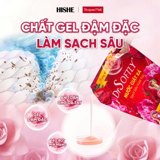 [ Tặng 10 bịch] Nước giặt xả DrSoftly Lưu hương 7 ngày, đánh bay mùi hôi ẩm những ngày mùa đông thiếu nắng, mềm da tay