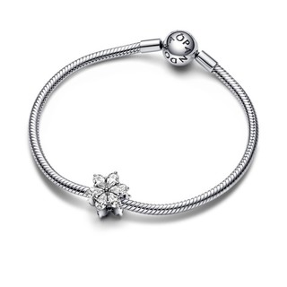 Charm Pandora Moments Bạc Hoa Cỏ Đính Đá