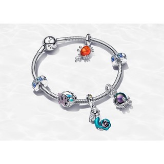Charm Treo Disney x Pandora Ursula Bạch Tuộc Màu tím