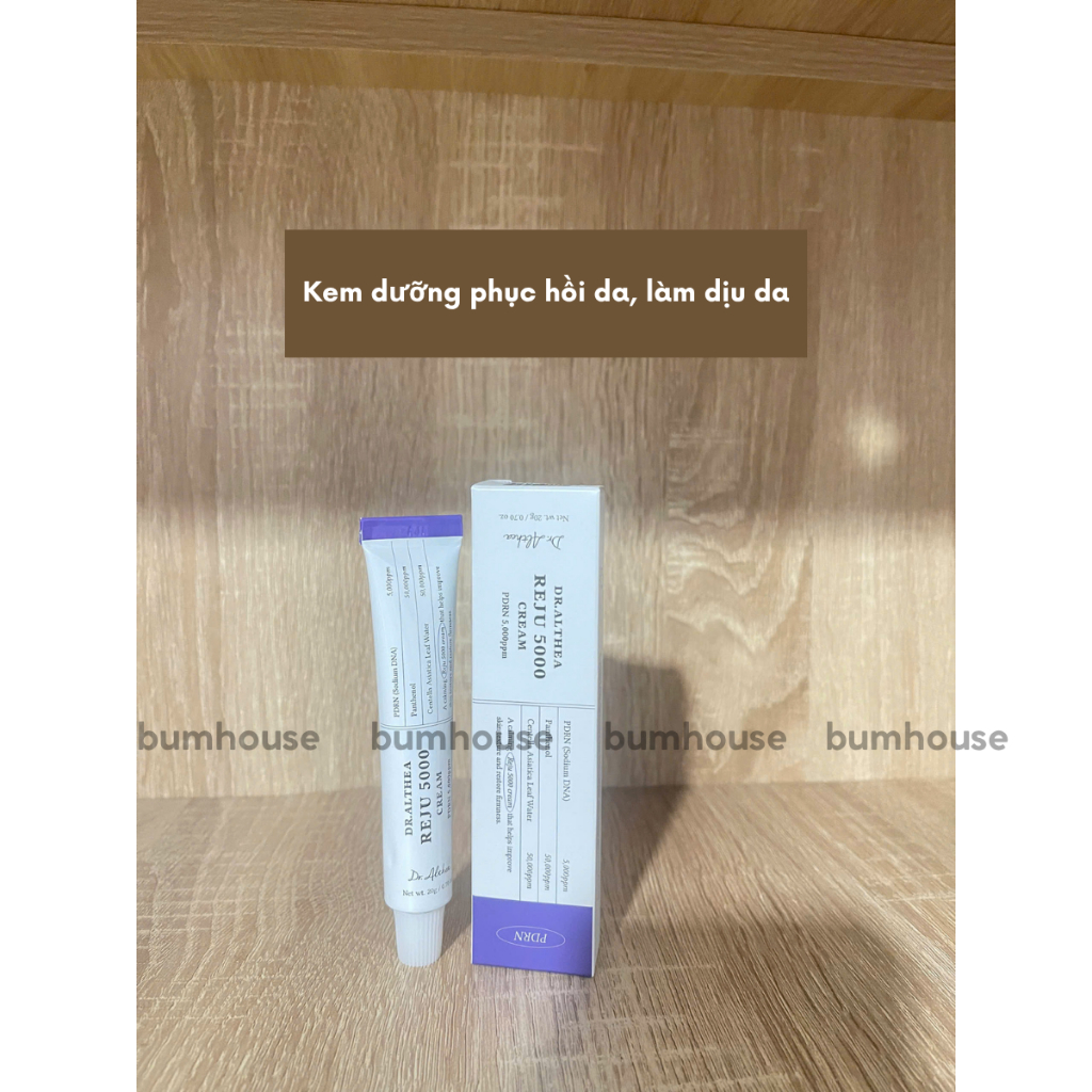 Kem dưỡng Dr.Althea Reju PDRN 5000ppm Cream 20g hỗ trợ phục hồi da_Dr Althea