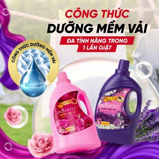 [ 3,2kg] Nước giặt xả DrSoftly 5in1 siêu đậm đặc, sạch sâu, lưu hương lâu, phù hợp cho cả gia đình