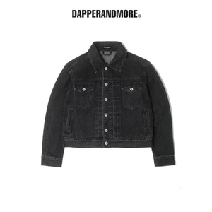 Áo Khoác Jeans DAPPERANDMORE "TRUCKER DENIM JACKET" - Đen