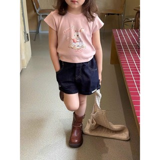 A25-[tomnaukids] Áo thun cộc tay Croptop cho bé gái thun bozip cotton size từ 9-35Kg