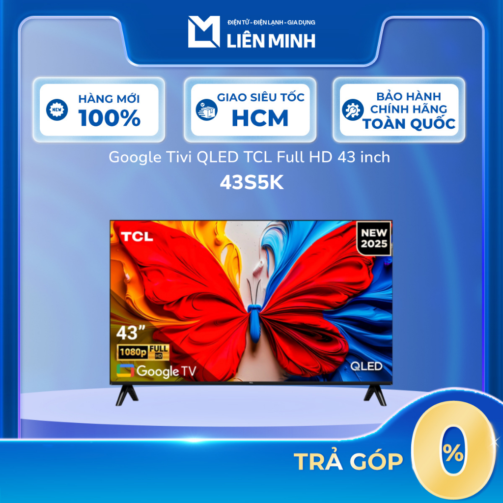 43S5K (MỚI) / 43S5400A - Tivi TCL 43 Inch Full HD - Bảo Hành Chính Hãng ...