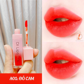 [11.11 MUA 2 TẶNG 1] A01 - Đỏ Cam Son DI Cosmetic lì môi không chì chính hãng