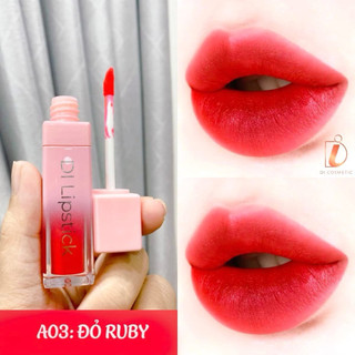[11.11 MUA 2 TẶNG 1] A03 - Đỏ Ruby Son DI Cosmetic lì môi không chì chính hãng