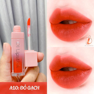 [11.11 MUA 2 TẶNG 1] A10- Đỏ Gạch Son DI Cosmetic lì môi không chì chính hãng