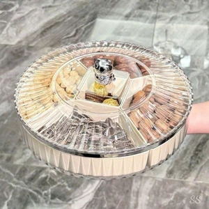 Khay đựng bánh kẹo mứt tết 5 ngăn,thiết kế cổ điển sang trọng