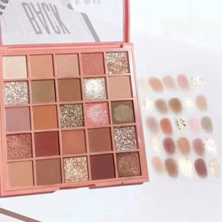 Bảng Phấn Mắt 25 Ô Back Back Màu Mắt Nhũ Mắt Chuẩn Màu Mềm Mịn Lâu Trôi Nội Địa Trung