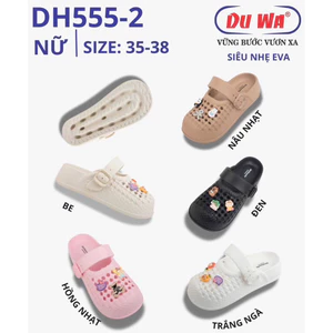 Dép Sục Nữ 555-2 có tiker bền đẹp hot trend đi mưa nước thoải mái