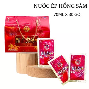 NƯỚC UỐNG CHIẾT XUẤT HỒNG SÂM -70ML X 30 GÓI KOREAN RED GINSENG GIRYEOKB