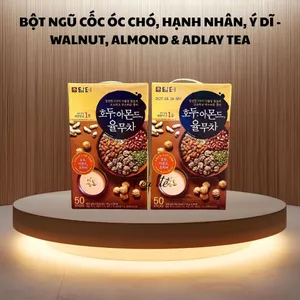 BỘT NGŨ CỐC ÓC CHÓ, HẠNH NHÂN 18G X 50 GÓI