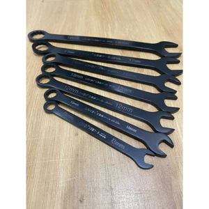 Bộ 7 Cờ Lê Vòng Miệng Cr-V 8–19mm Thép Đen Siêu Bền Dụng Cụ Cơ Khí Nhật Chất Liệu Cứng Chắc Lớp Phủ Chống Rỉ Tiện Lợi