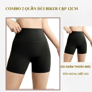 Quần Legging Nữ Bosimaz MS341 đùi không túi màu đen cao cấp, thun co giãn 4 chiều, vải đẹp dày Q0824