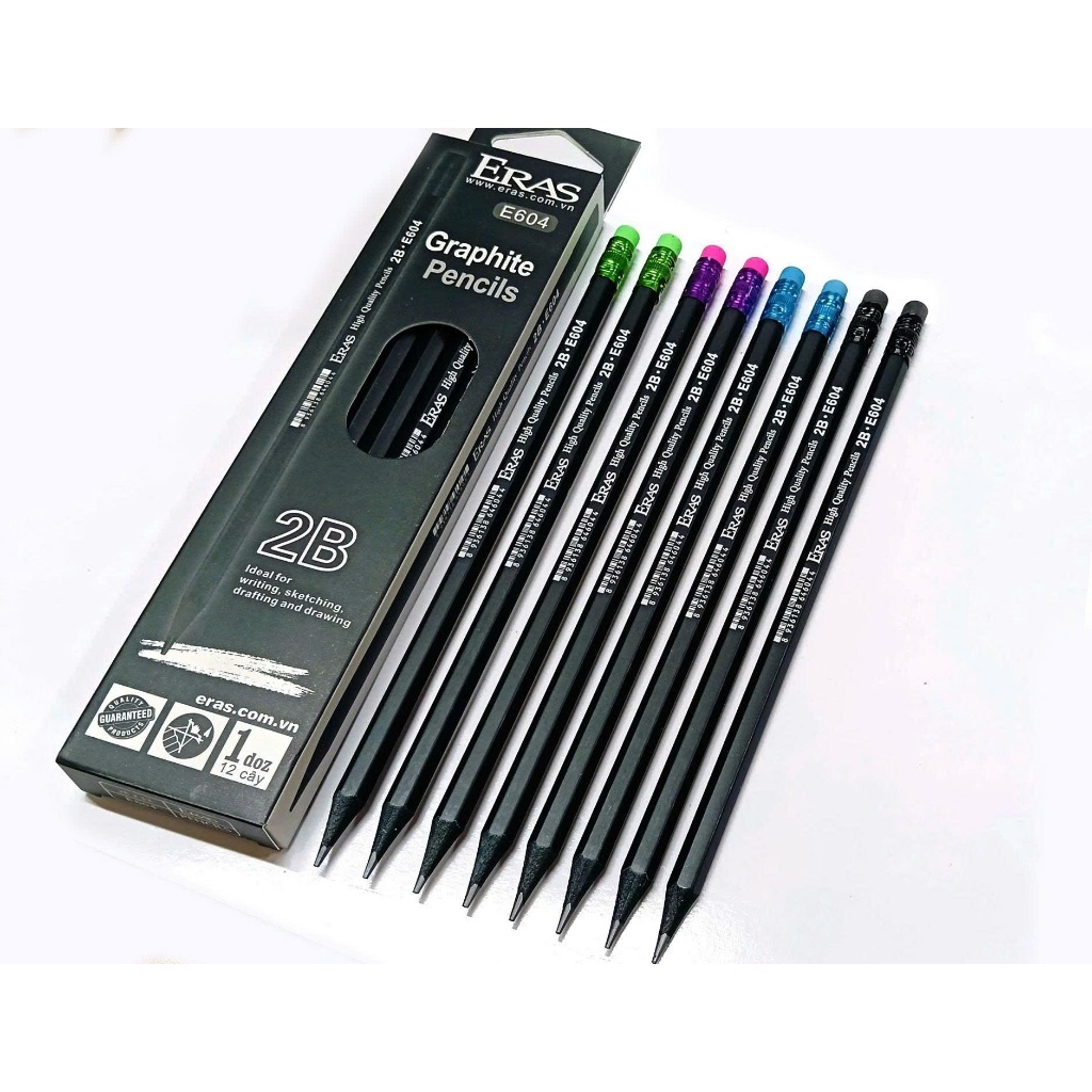 Bút Chì gỗ sơn đen Eras E604