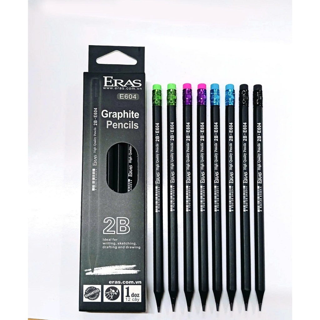 Bút Chì gỗ sơn đen Eras E604