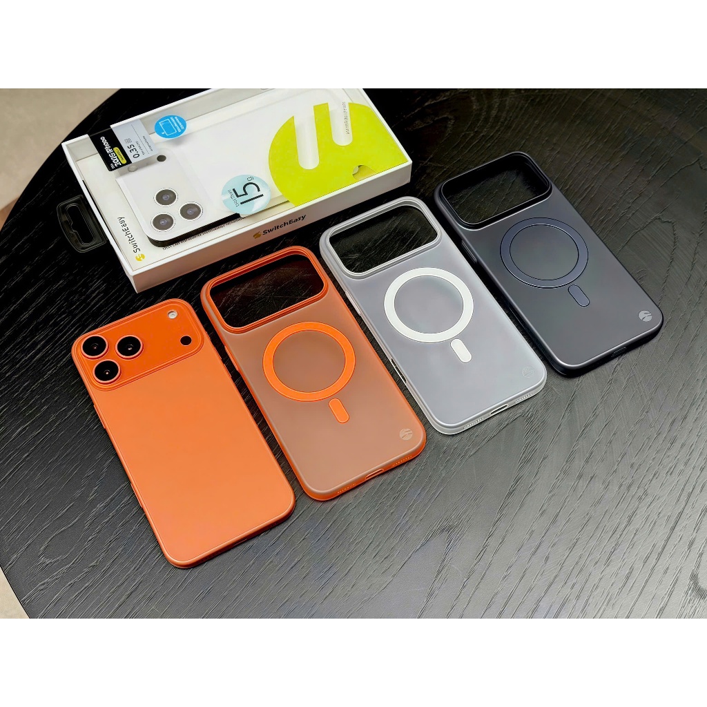 Ốp Lưng Nhám Cứng Switcheasy Ultra Slim Case Siêu Mỏng hỗ trợ sạc không dây cho IPhone 17 Pro Max/17 Air/17/16/Promax